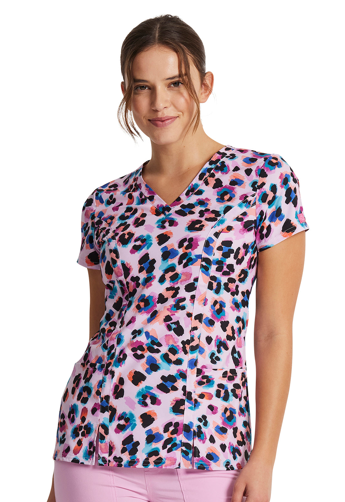 Tuniek Dickies DK656 Wild Watercolor met V-hals