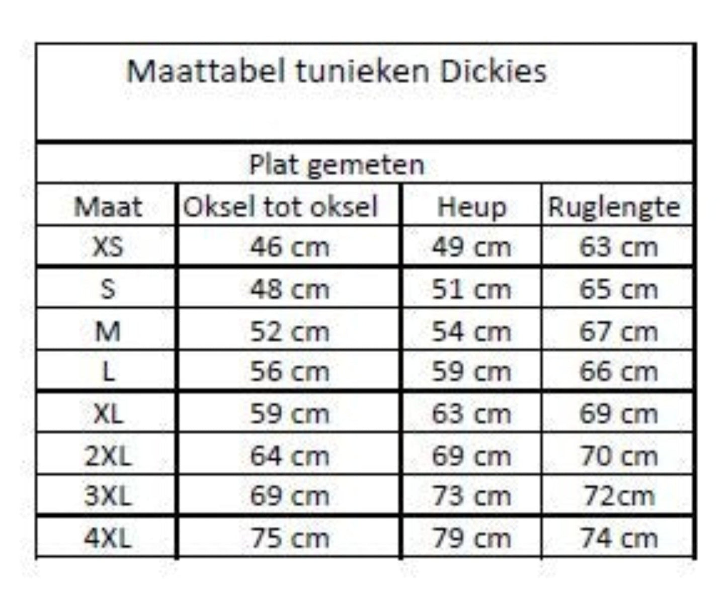 Tuniek Dickies DK656 Wild Watercolor met V-hals