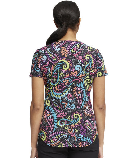 Tuniek Cherokee CK637 Painted Paisley - Zorgkleding.nl